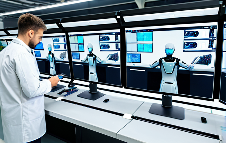 Smart Factory Overview**
A modern, bright smart factory floor, fully automated production line with robotic arms assembling products, sensors monitoring operations, workers in clean professional attire observing from a control room, large data dashboards displayed on screens, safe for work, appropriate content, fully clothed, professional environment, perfect anatomy, correct proportions, natural pose, well-formed hands, proper finger count, natural body proportions, high resolution.
**