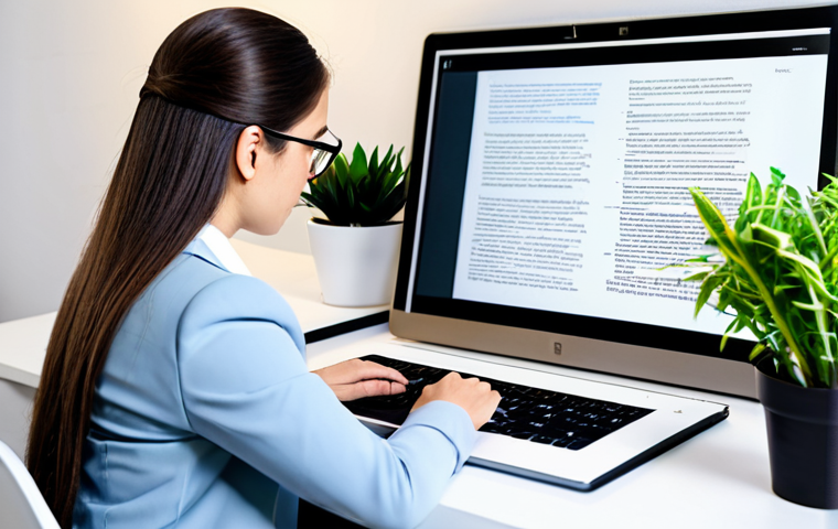 **
A young professional, fully clothed in modest business attire, is sitting at a brightly lit desk, reviewing a digital glossary on a tablet. The tablet displays neatly organized terms and definitions. Books and a laptop are on the desk. The background shows a modern, organized home office with plants. Safe for work, appropriate content, professional environment, perfect anatomy, natural proportions, family-friendly.
**